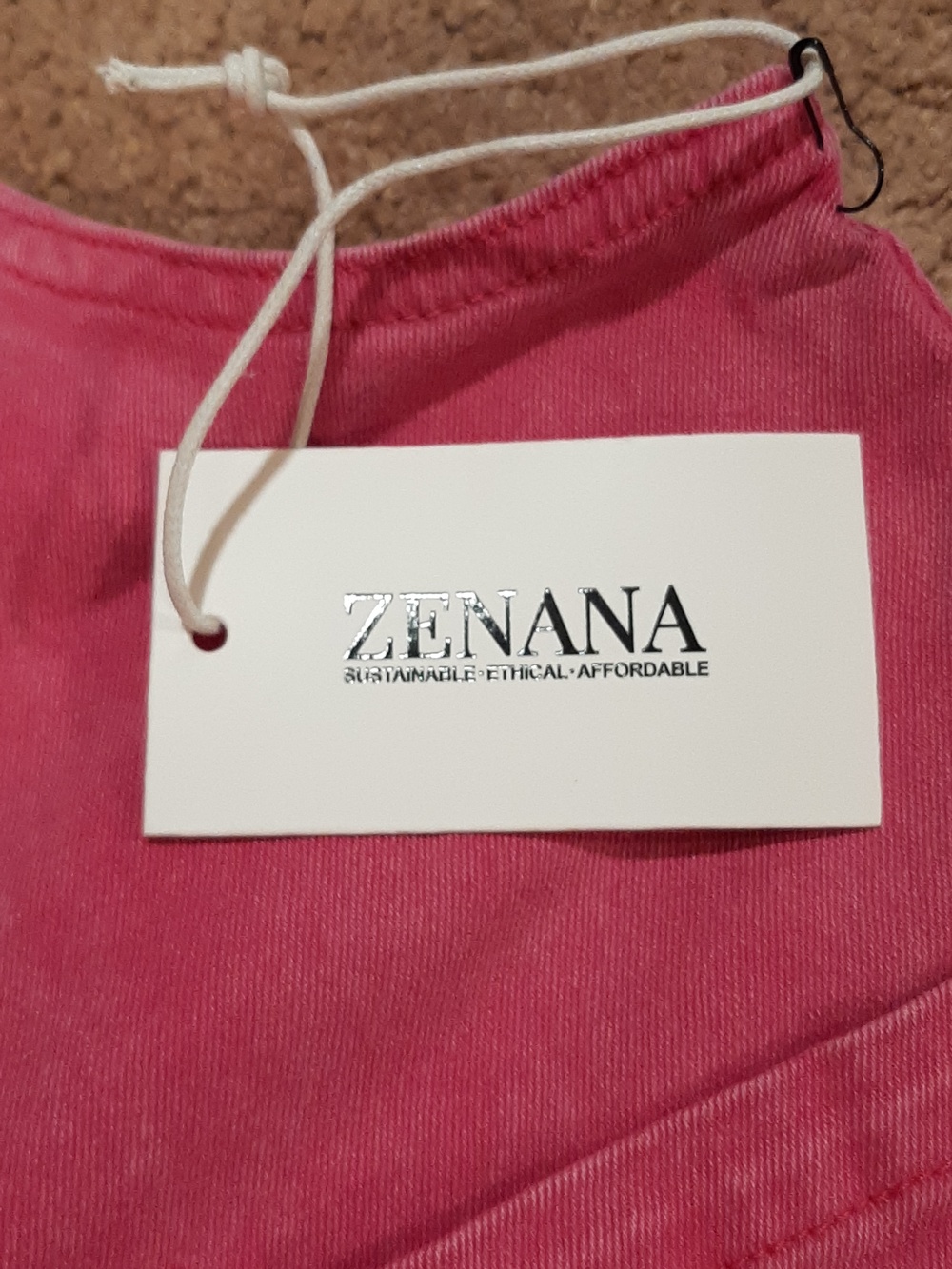 🥀🍋NWT Zenana Hot Pink Adjustable Jumper/Overalls/Shorts/Stretch (L)🥀 - Picture 6 of 6